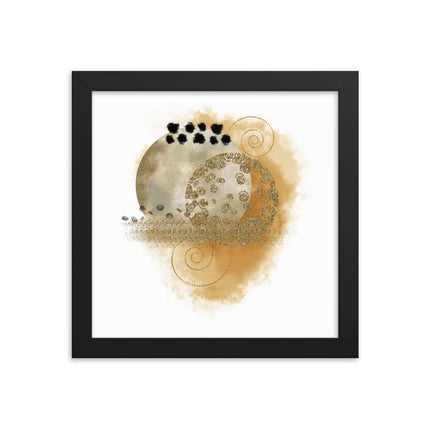 Framed poster - GOLDEN HARMONY