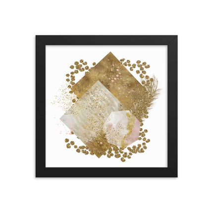 Framed poster - GLAMOROUS GEOMETRY