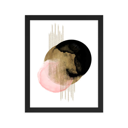 Framed poster - ABSTRACT ELEGANCE