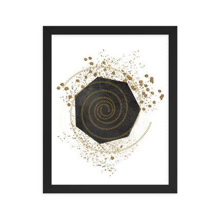 Framed poster - COSMIC SPIRAL