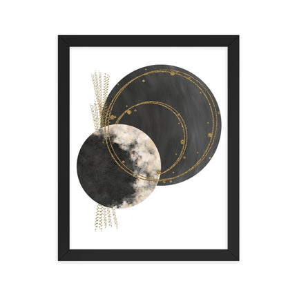 Framed poster - COSMIC CIRCLES