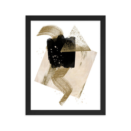 Framed poster - GOLDEN ELEGANCE