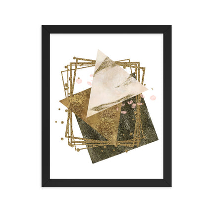 Framed poster - GOLDEN GEOMETRY