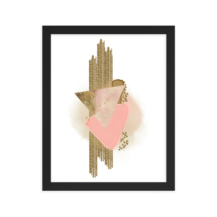 Framed poster - PINK LUXURY
