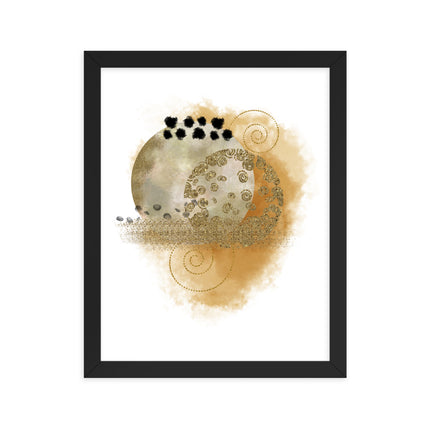 Framed poster - GOLDEN HARMONY