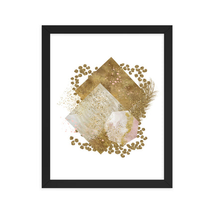 Framed poster - GLAMOROUS GEOMETRY