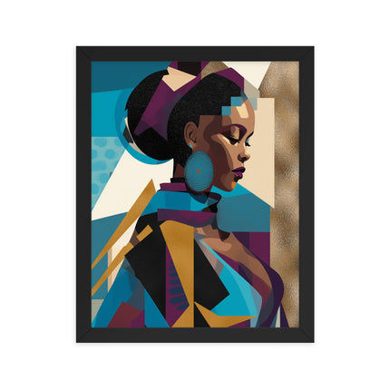 Framed poster- GLITCH VISION