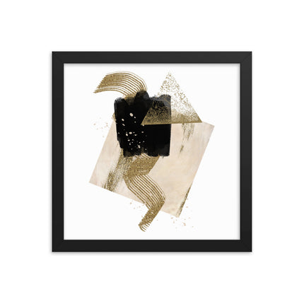 Framed poster - GOLDEN ELEGANCE