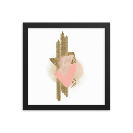 Framed poster - PINK LUXURY