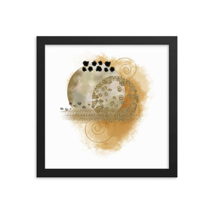 Framed poster - GOLDEN HARMONY