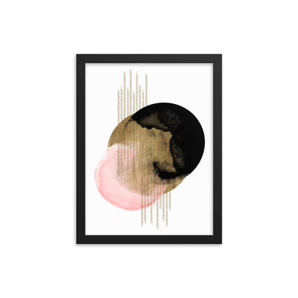 Framed poster - ABSTRACT ELEGANCE