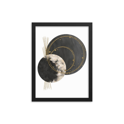 Framed poster - COSMIC CIRCLES