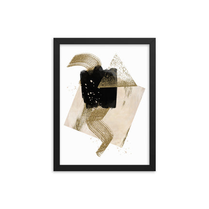 Framed poster - GOLDEN ELEGANCE
