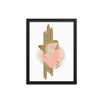 Framed poster - PINK LUXURY
