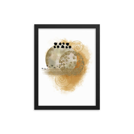 Framed poster - GOLDEN HARMONY