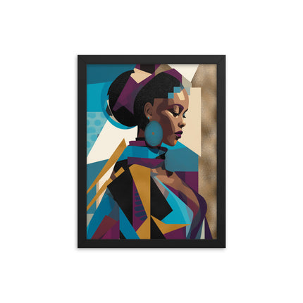 Framed poster- GLITCH VISION