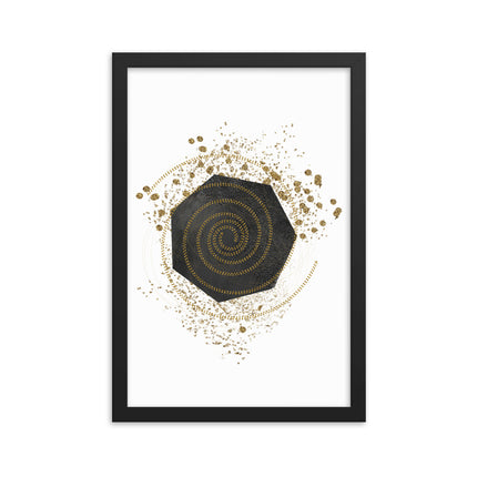 Framed poster - COSMIC SPIRAL