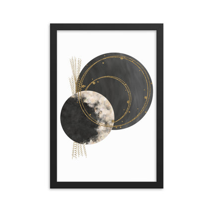 Framed poster - COSMIC CIRCLES