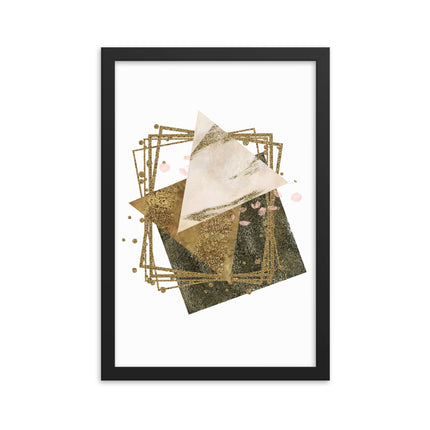 Framed poster - GOLDEN GEOMETRY