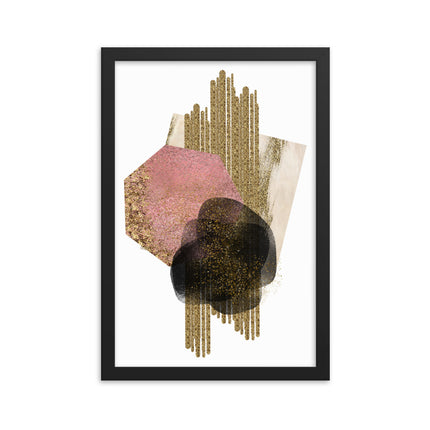 Framed poster - GLAMOUR ABSTRACTION