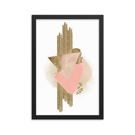 Framed poster - PINK LUXURY