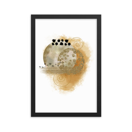 Framed poster - GOLDEN HARMONY