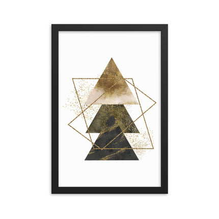 Framed poster - GOLDEN TRIANGLES