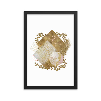 Framed poster - GLAMOROUS GEOMETRY