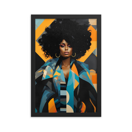 Framed poster- VIBRANTLY YOURS