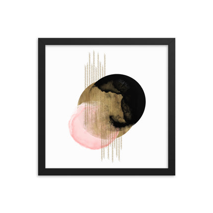 Framed poster - ABSTRACT ELEGANCE