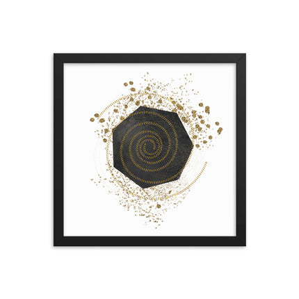 Framed poster - COSMIC SPIRAL