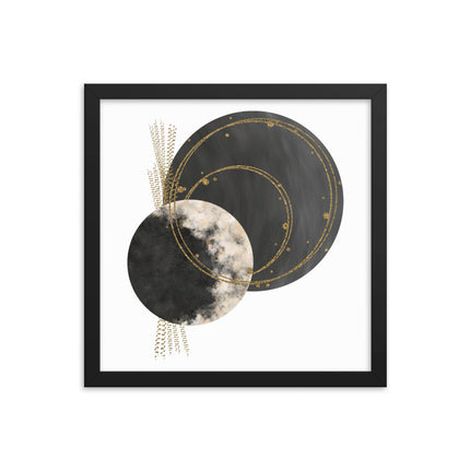 Framed poster - COSMIC CIRCLES
