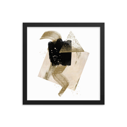 Framed poster - GOLDEN ELEGANCE