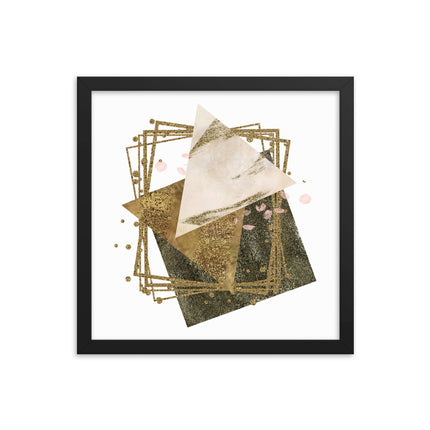 Framed poster - GOLDEN GEOMETRY
