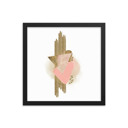 Framed poster - PINK LUXURY