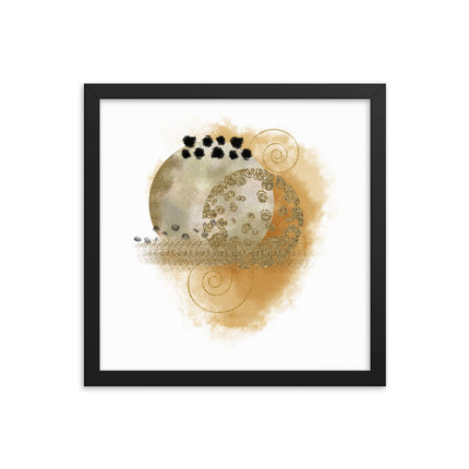 Framed poster - GOLDEN HARMONY