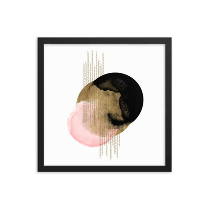 Framed poster - ABSTRACT ELEGANCE