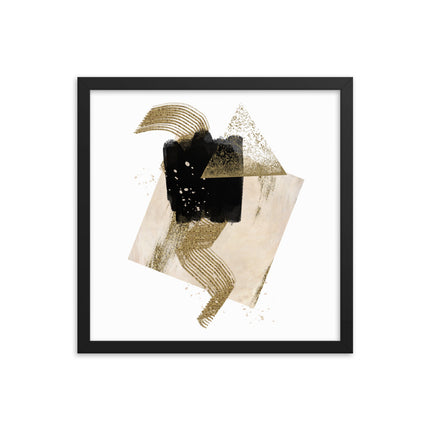 Framed poster - GOLDEN ELEGANCE