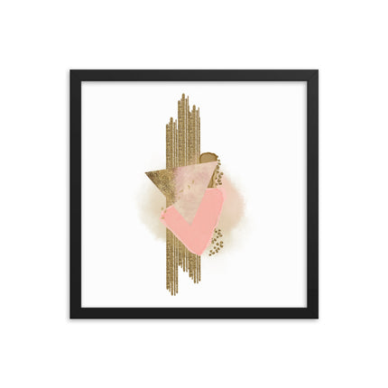 Framed poster - PINK LUXURY