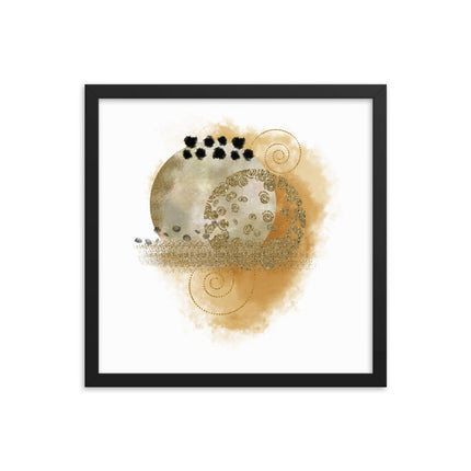 Framed poster - GOLDEN HARMONY