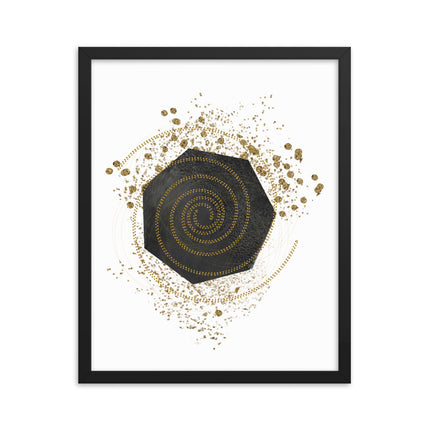 Framed poster - COSMIC SPIRAL