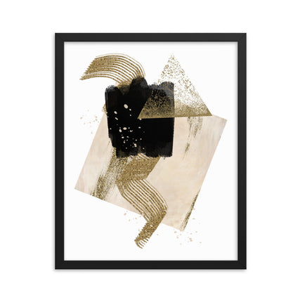 Framed poster - GOLDEN ELEGANCE