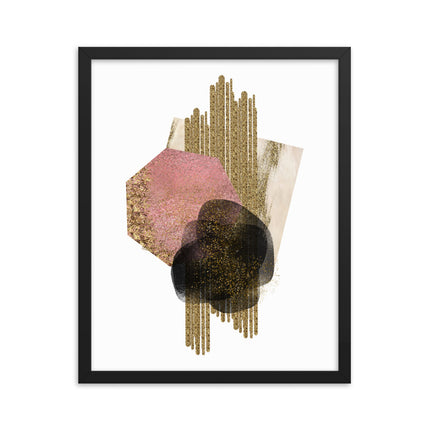 Framed poster - GLAMOUR ABSTRACTION