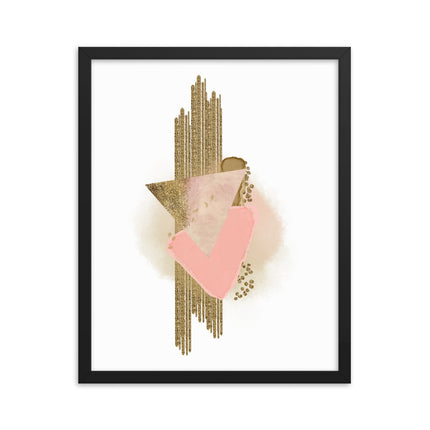 Framed poster - PINK LUXURY