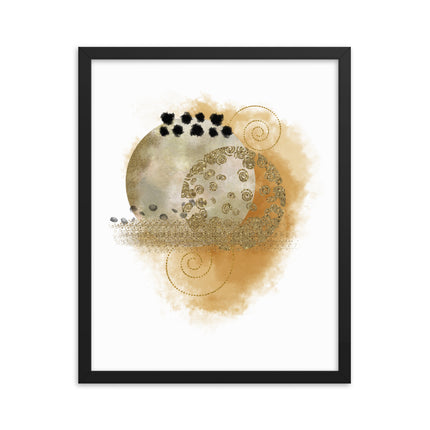 Framed poster - GOLDEN HARMONY