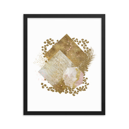Framed poster - GLAMOROUS GEOMETRY