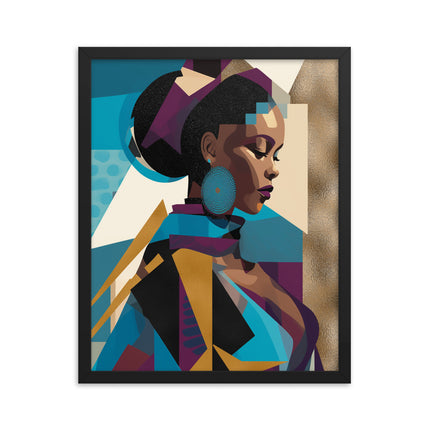 Framed poster- GLITCH VISION