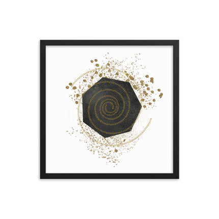 Framed poster - COSMIC SPIRAL