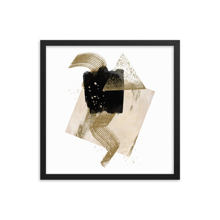 Framed poster - GOLDEN ELEGANCE