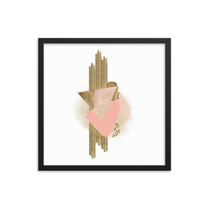 Framed poster - PINK LUXURY